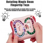 Magic Bean Rotating Cube Toy,kreatives Magic Bean Cube,Lernspielzeug Magic Bean,Magic Beans Spielzeug,Intelligence Fingertip,Decompression Cube,Dekompressionsspielzeug KidsGrün