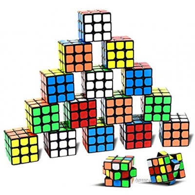 Party Puzzle Spielzeug 18 Pack Mini Würfel Set Party Favors Cube Puzzle,1.18 Puzzle Magic Cube umweltfreundliche Safe Material mit lebendigen Farbe Party Puzzle Spiel für Jungen Mädchen Kinder
