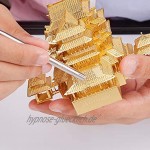 piececool 6pcs Werkzeugsätze 3D DIY Lasergeschnittene Metallmodell-Puzzle-Zubehör-Kits Biegewerkzeuge