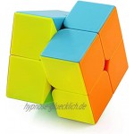 QiYi zauberwürfel Magic Cube 2x2 Smooth Turning Profession 3D Puzzle Twist Brain Teasers Toys for Kids Magic Cube 2x2 Color