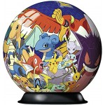 Ravensburger 3D Puzzle 11785 Puzzle-Ball Pokémon 72 Teile Puzzle-Ball für Pokémon Fans ab 6 Jahren