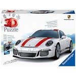 Ravensburger 3D Puzzle 12528 Porsche 911 R 3D Puzzle für Kinder und Erwachsene mit 108 Teilen Modellauto Modellbau ganz ohne Kleber