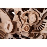 Wood Trick Holztrick Motorrad mit Gummibandmotor – Fahrt bis zu 4,6 m – mechanisches Modell -Set für Erwachsene und Kinder – Keine Batterien – 10 x 4 – 3D Holzpuzzle Holzbausatz,203 Teile