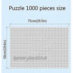 Amrzxz 1000 Puzzlespielzeuge『Beliebtes weibliches Star-Billyle-Plakat』Lernspiel für Kinder