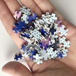 Amrzxz 1000 unkomprimierte Puzzleteile für Erwachsene『Dame die die Blumen gießt』Spielzeugspiel Gehirn Herausforderung