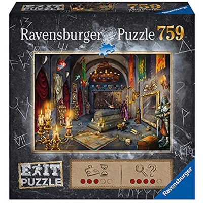 Ravensburger EXIT Puzzle 19955 Im Vampirschloss 759 Teile Puzzle für Erwachsene und Kinder ab 12 Jahren