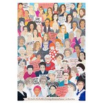 Talking Tables 1000-teiliges inspirierendes Frauenpuzzle mit passendem Poster & Quizbogen | Buntes illustriertes Design Geburtstagsgeschenk feministische Geschenke für Sie