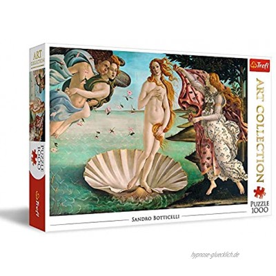 Trefl TR10589 Die Geburt der Venus Sandro Botticelli 1000 Teile Art Collection Premium Quality für Erwachsene und Kinder ab 12 Jahren Puzzle Farbig