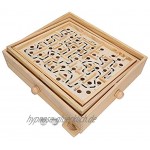 Agatige Holzball-Labyrinth-Spiel handgeschnitztes Labyrinth-Puzzle-Spielzeug für Demenz-Erwachsene und Kinder