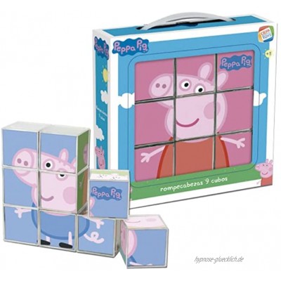 Cefa Toys Peppa Pig Puzzle 9 Würfel Miscelanea 88233