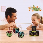 Gritin Zauberwürfel 3x3x3 magische Würfel Geschwindigkeit für Konzentrations und Kombinationsübungen Druckminderer Intelligenz IQ Geschenk Kind