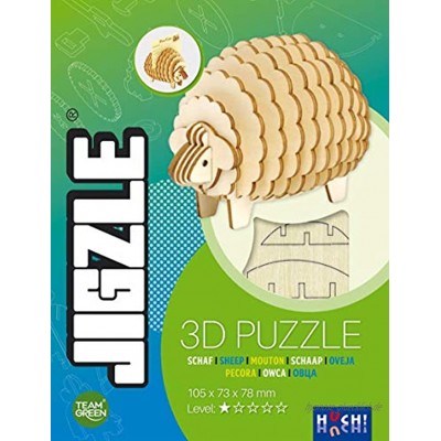 HUCH! JIGZLE Schaf 3D-Puzzle