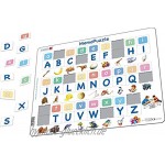 Larsen GP426 MemoPuzzle: Das Alphabet mit 26 Groß- und Kleinbuchstaben Englisch Ausgabe Rahmenpuzzle mit 52 Teilen