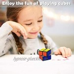 TOYESS Zauberwürfel Set Speed Cube Set Zauberwürfel 3x3+2x2 3D Puzzle Spielzeug für Kinder Schwarz