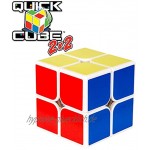 Duncan Quick Cube 2 x 2 – einfacher und schneller Drehgeschwindigkeitswürfel 2 x 2 weiß – 3D-PuzzleToy