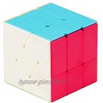 FAVNIC Zauberwürfel Magic Cube Fluktuationswinkel Puzzle Cube 3D Puzzle Cube Brain Teaser Lernspielzeug für Kinder Jungen Mädchen Color