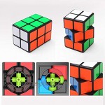 HJXDtech Speed Cube Set Zauberwürfel 2x2 3x3 4x4 Spiegelrad Würfel Pyramide Würfel 2x2x3 Würfel Megaminx Dodekaeder Würfel Spieß und Blatt Würfel Magic Cube Bundle 12er Pack
