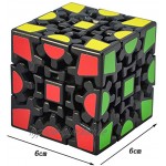 TOYESS Zauberwürfel Gear Cube Zauberwürfel Gearcube Speed Cube 3x3 Puzzle Würfel Spielzeug Schwarz