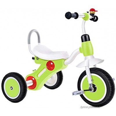 NUBAO Baby Trike Kinderdreirad Babywagen Fahrrad Pedal Dreirad 2-5 Jahre alt mit Musik und BeleuchtungSpielzeugdreiräder für 1-3 Jahre alt Farbe: grün
