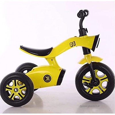 NUBAO Dreirad für Babys und Kleinkinder Dreirad 3 Räder mehrfarbig für 2 3 4 5 Jahre für Innen- und Außenbereich für 1 3 Jahre Farbe: Gelb