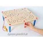 Bartl 104724 Magnetisches Labyrinth aus Holz und Acrylglas Spielend Feinmotorik üben für Kinder