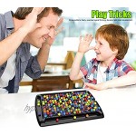 ershixiong Rainbow Bead Spiel Schachbrett und Rainbow Ball passendes Spielzeug Buntes Spaß Puzzle Schachbrettspiel Lernspielzeug Geschenk