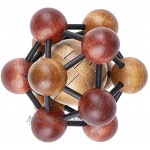 moses. 92106 Albert Einsteins Atompuzzle | Professor Puzzle Geduldspiel aus Holz | 2 Aufgaben im Set