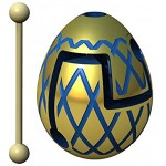 Smart Egg Jester Gold: 3D Labyrinth Puzzle und Lernspielzeug für Kinder Niveau 4 leicht in Einer Brainteaser Serie Herausforderung und Spaß beim Lösen des Labyrinths im Ei