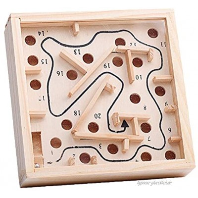 Toyvian Holz Magnetische Maze Spielzeug Wandspiel Maze Puzzle Perlen Brettspiel Labyrinth Puzzle Spiel für Kinder Erwachsene