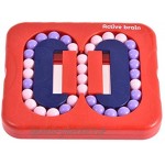 Zhangjie Newest Flat Ball Toys Flat Bead Maze Toy,Ball Labyrinth Rotating Funny Early Educational Toy for Kid