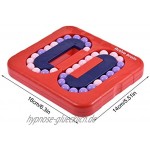 Zhangjie Newest Flat Ball Toys Flat Bead Maze Toy,Ball Labyrinth Rotating Funny Early Educational Toy for Kid