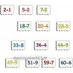 Larsen AR7 Mathe-Puzzle-Subtraktion von 1-65 Rahmenpuzzle mit 58 Teilen