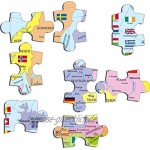 Larsen K2 Politische Karte Europas Deutsch Ausgabe Rahmenpuzzle mit 48 Teilen