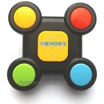 Brigamo Memory Buzzer mit Licht & Sound Memory Lernspielzeug für Kleinkinder Motorik Spielzeug