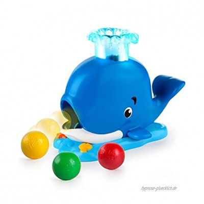 Bright Starts Silly Spout Whale Popper Ballspielzeug mit Musik Lichtern und 3 bunten Bällen