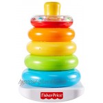 Fisher-Price GKD51 Farbring Pyramide klassisches Stapelspielzeug mit Ringen für Babys und Kleinkinder Mehrfarbig