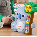 Fisher-Price GRG67 BlinkiLinkis Koala musikalisches Lernspielzeug für Babys und Kleinkinder ab 9 Monaten
