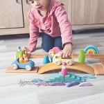 Grimm's Spiel und Holz Design Kleiner Regenbogen Pastell