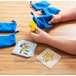 HABA 304508 – Verfühlt nochmal! Fühlspiel für Kinder ab 3 Jahren Lernspiel mit Holzteilen schult spielerisch die Feinmotorik Neuauflage des Lernspiel-Klassikers