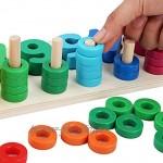 Hölzern Anzahl Früh Bildung Zahlen Kinder Montessori Mathe Lernen Spielzeug über 3 Jahre al