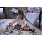 Janod J05150 Formen-Steckbox aus Holz Kleinkinderspielzeuge beschäftigen und sortieren für Kinder ab 18 Monaten mehrfarbig