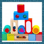 Jaques of London Discovery Holzblocks Ideales Lernspielzeug Montessori-Erziehungsspielzeug und Sinnesspiel für Kinder Holzpuzzles von höchster Qualität seit 1795
