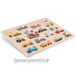New Classic Toys 10536 Steckpuzzle Fahrzeuge