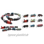 HorBous Spielzeug Zug Klein Zurückziehen Auto für Kinder rot + grün