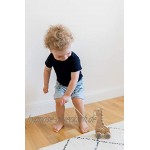 Kindsgut Holz-Ziehtier Nachzieh-Tier für Babys und Kleinkinder Spiel-Spaß aus Holz in dezenten Farben und schlichtem Design hochwertige Qualität Giraffe