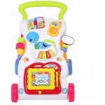 Multifunktionaler Trolley für Kinder Lernwagen Baby erste Schritte Spielzeug mit Musik und Ton 45 x 42 x 34 cm mehrfarbig