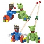 NIDONE Baby Vor Sich Her Schieben Spielzeug Holz Pull Gehen Spielzeug Kid Activity-Weg-Spielzeug Für Kleinkind-Jungen-mädchen