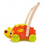 RB&G Laufwagen + Bauklötzer Konstruktionsspielzeug für Babys und Kinder spielerisch Laufen Motorik Spielzeug ab 1 Jahr Lauflernwagen