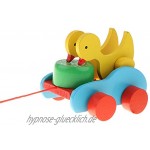 Ziehtier aus Holz Nachzieh-Tier Kinder Nachziehspielzeug tolles Spielzeug für kleine Laufanfänger
