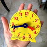 Mify Lernuhren Uhr Spielzeug Kinder pädagogischer Wecker einstellbare Zeit Lernuhr für Kleinkinder die die Zeit Lernen